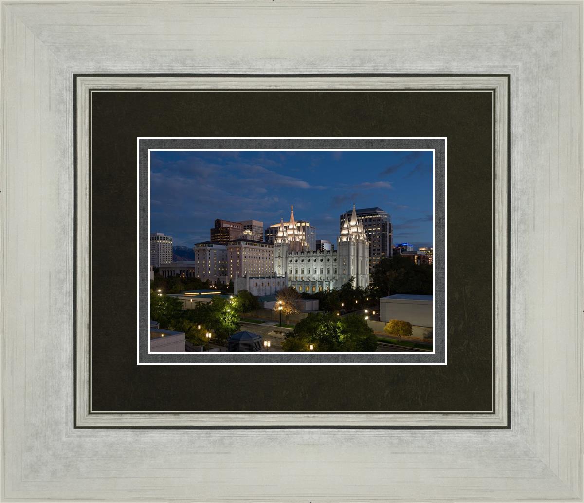 Salt Lake Temple Late Sunset