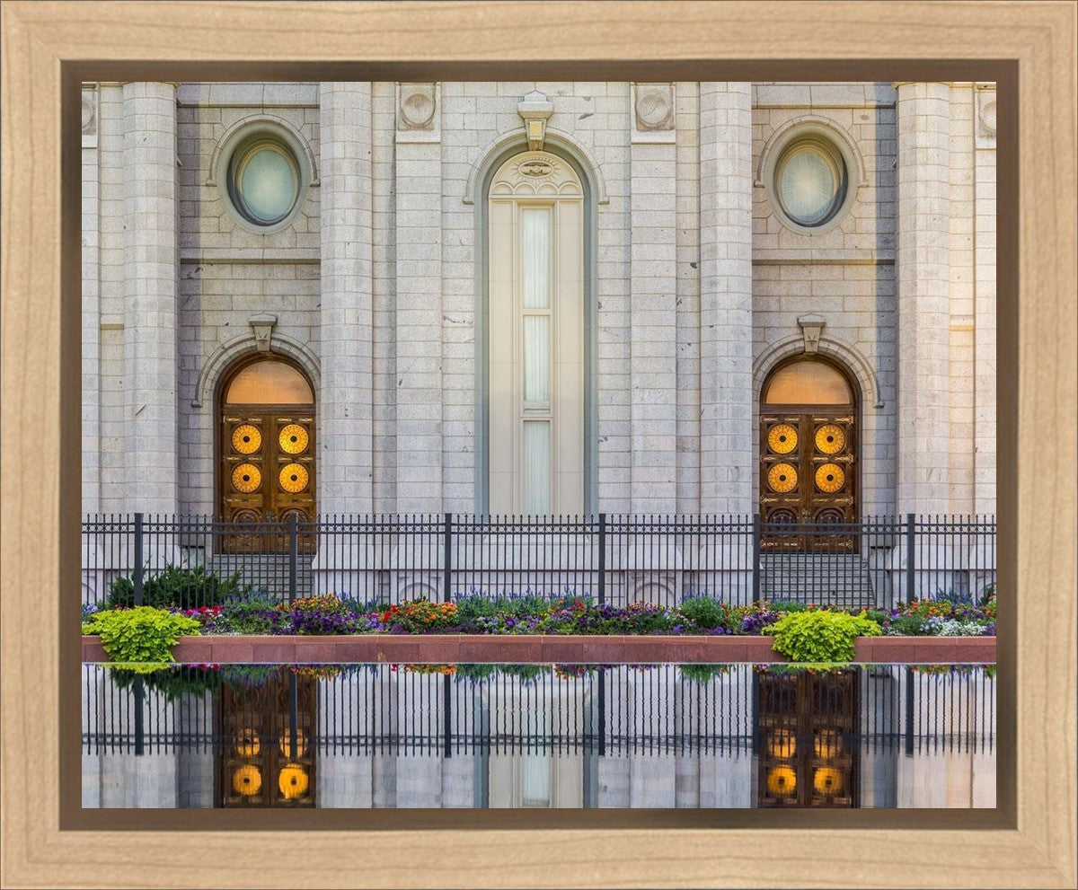 Salt Lake Temple Eternal Reflections Gallery Wrap