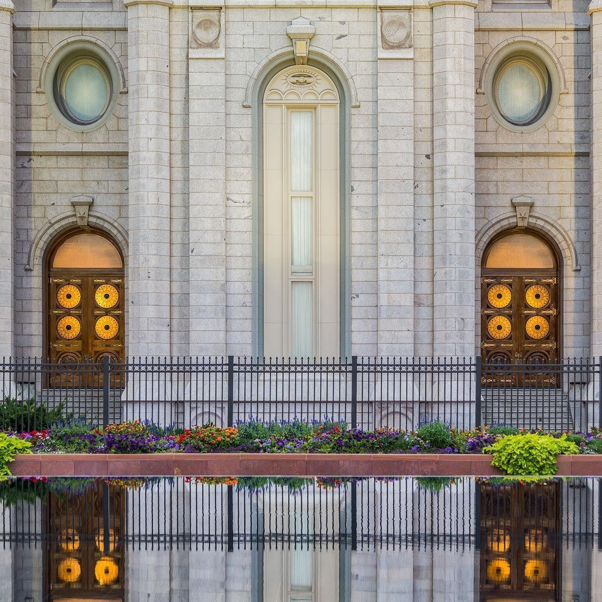 Salt Lake Temple Eternal Reflections Gallery Wrap