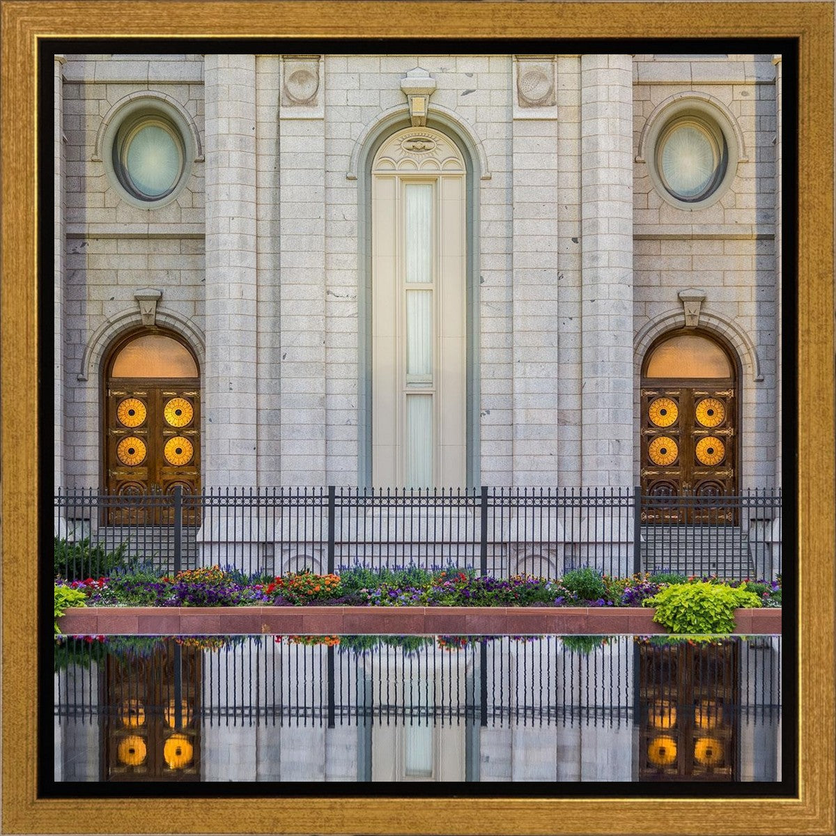 Salt Lake Temple Eternal Reflections Gallery Wrap