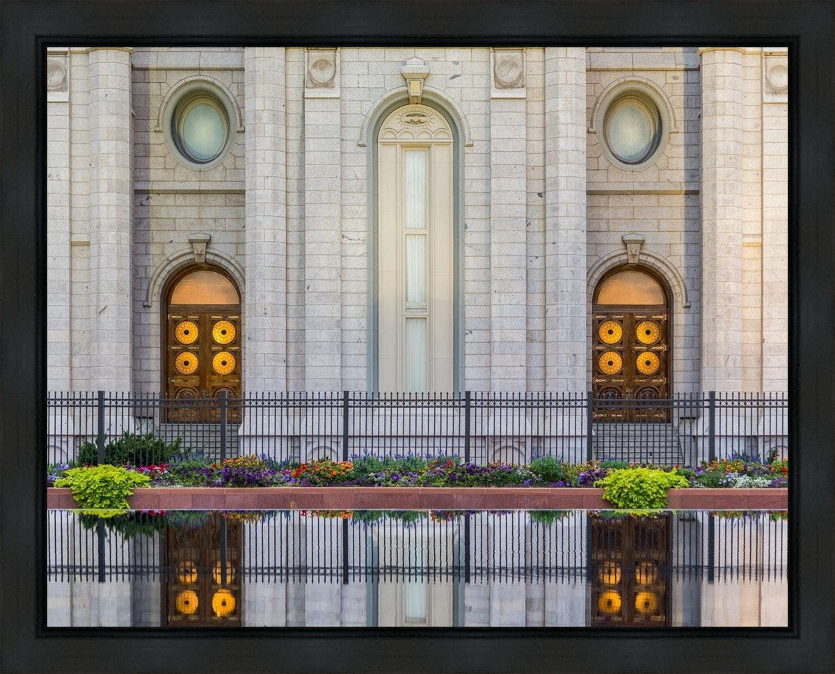 Salt Lake Temple Eternal Reflections Gallery Wrap