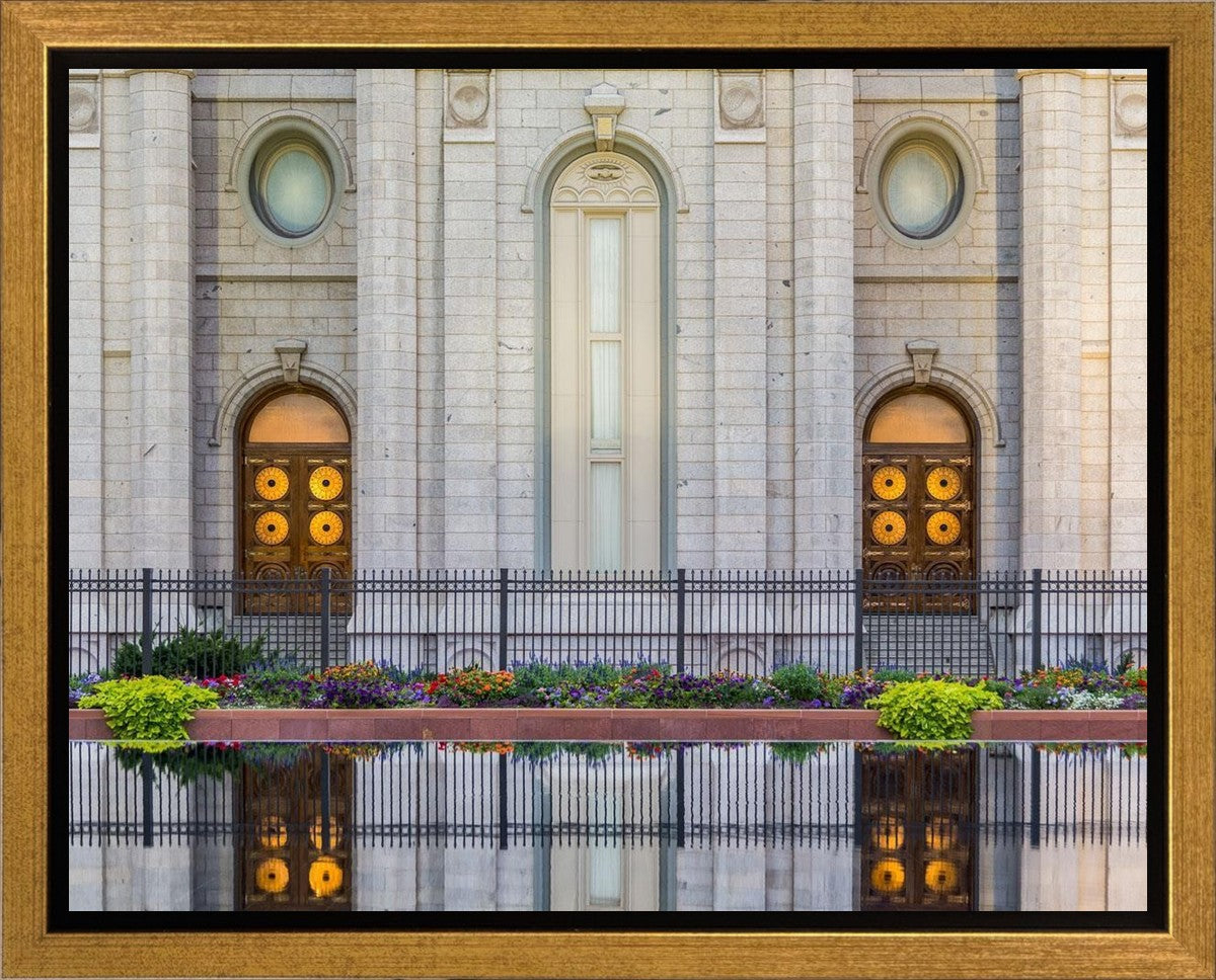 Salt Lake Temple Eternal Reflections Gallery Wrap
