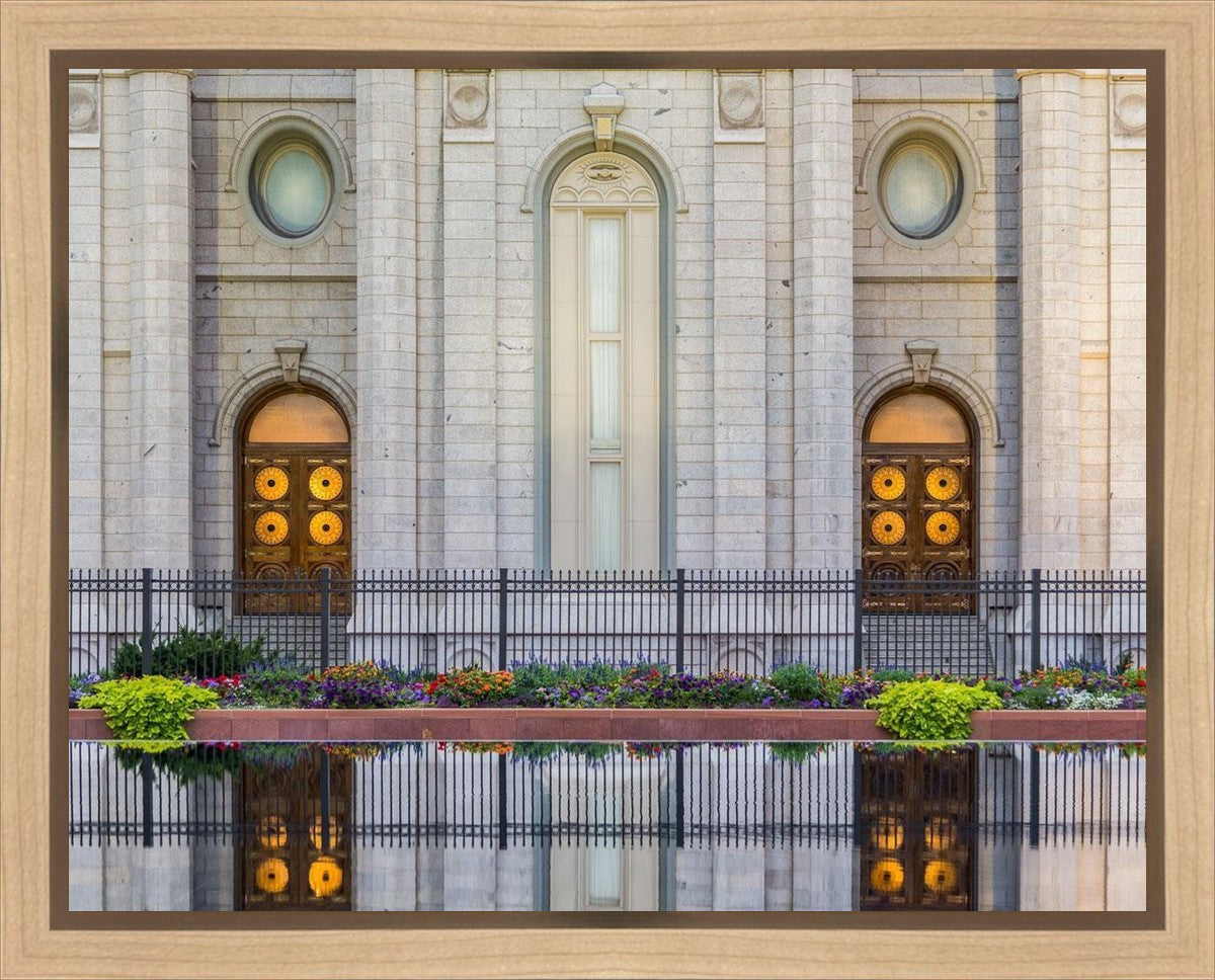 Salt Lake Temple Eternal Reflections Gallery Wrap