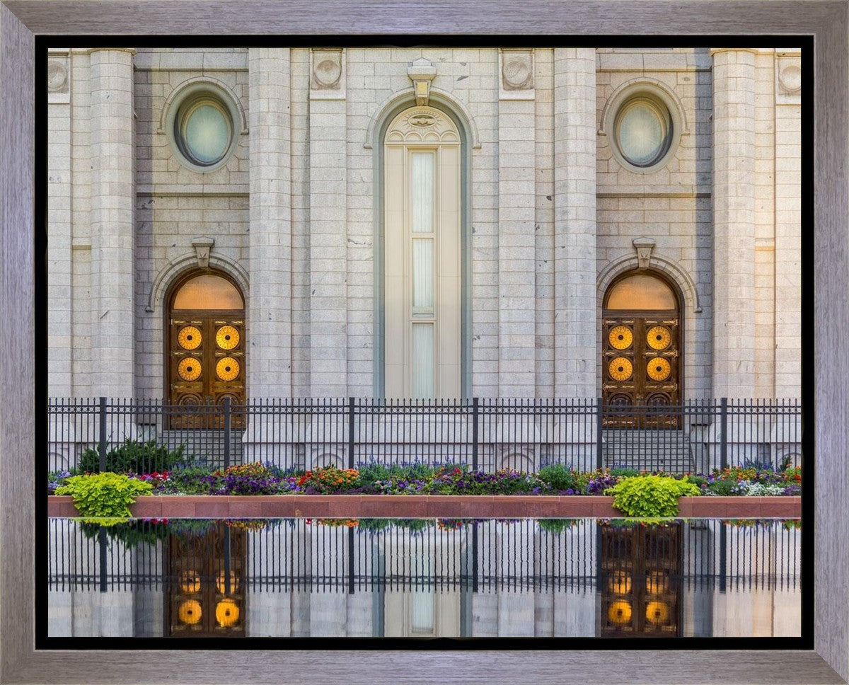 Salt Lake Temple Eternal Reflections Gallery Wrap