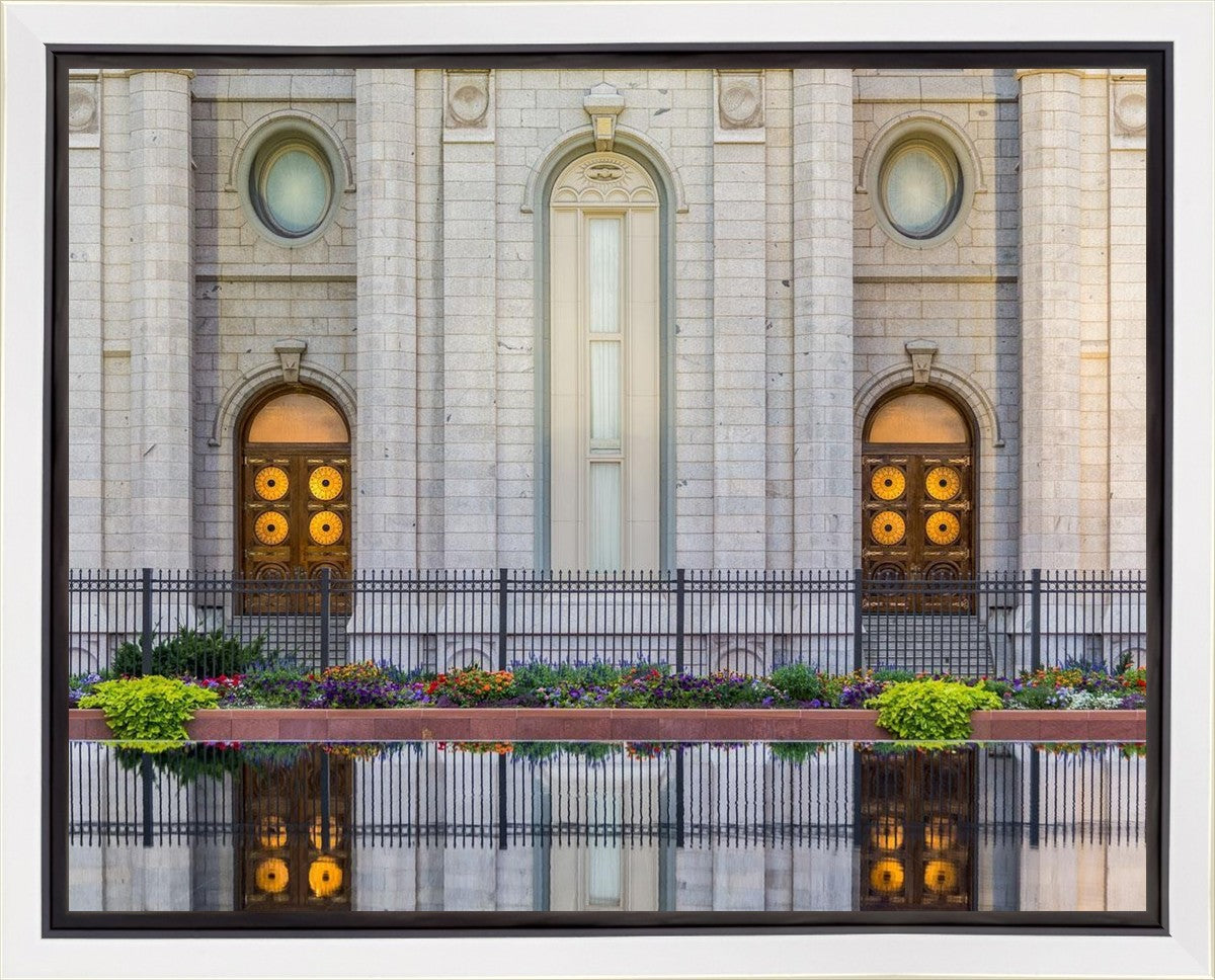 Salt Lake Temple Eternal Reflections Gallery Wrap