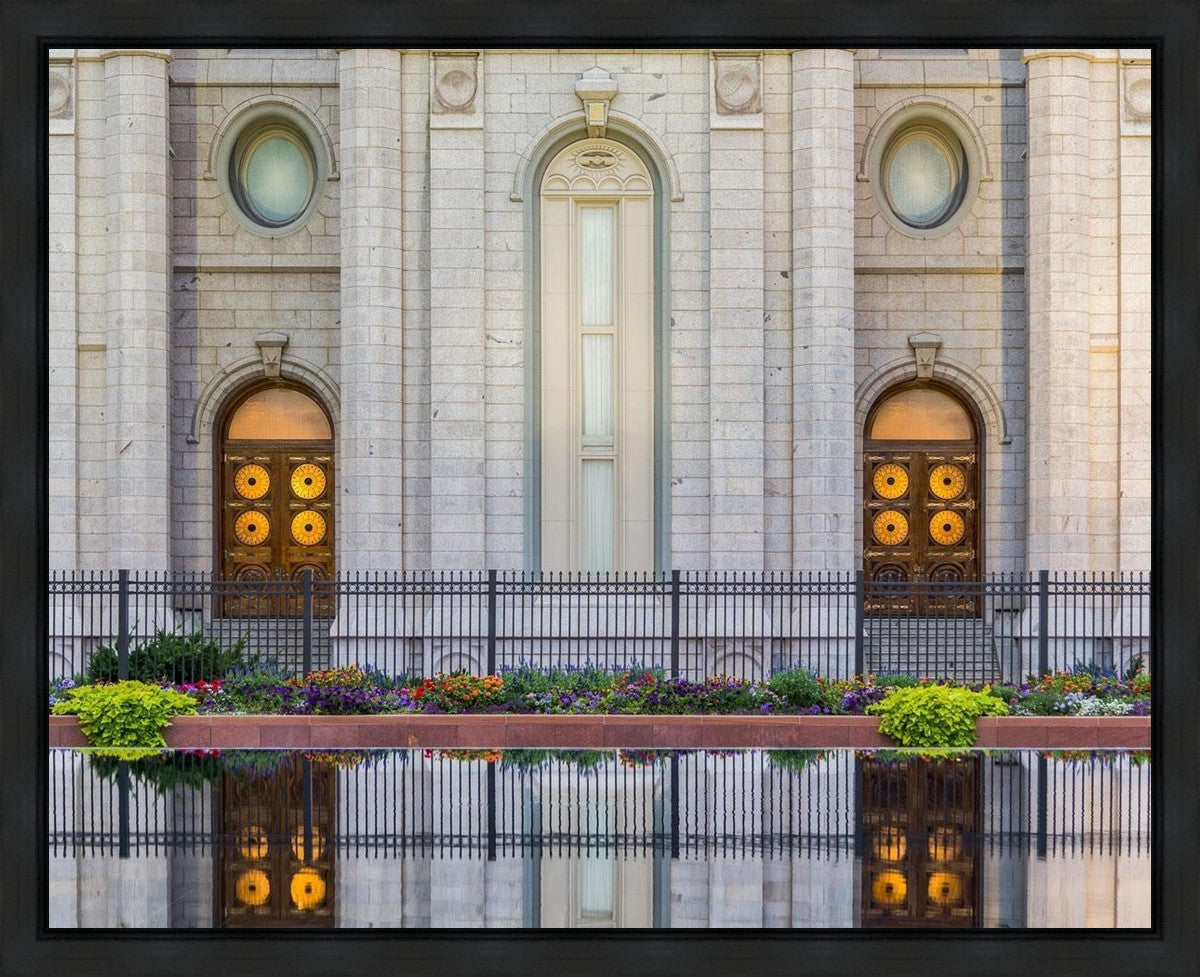 Salt Lake Temple Eternal Reflections Gallery Wrap