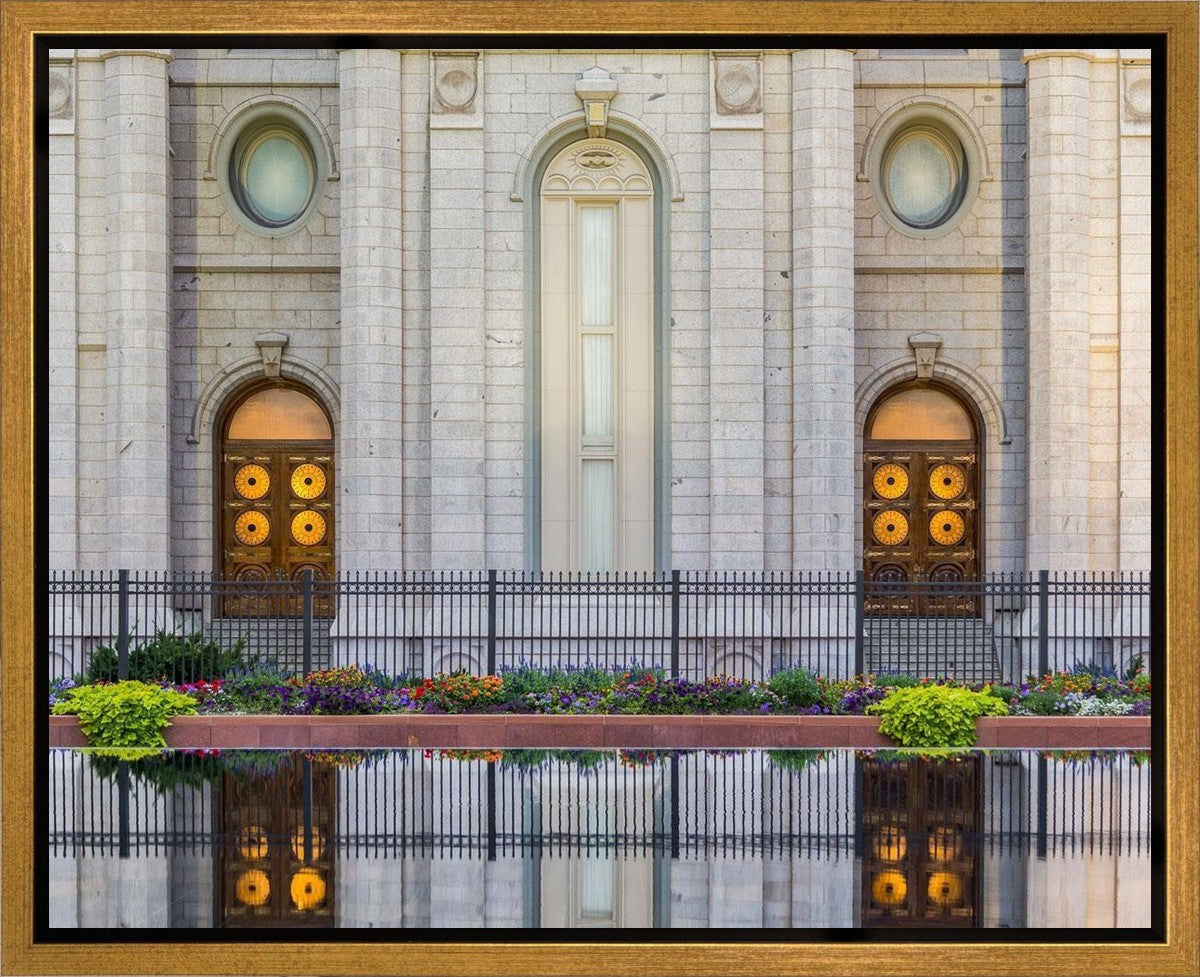 Salt Lake Temple Eternal Reflections Gallery Wrap