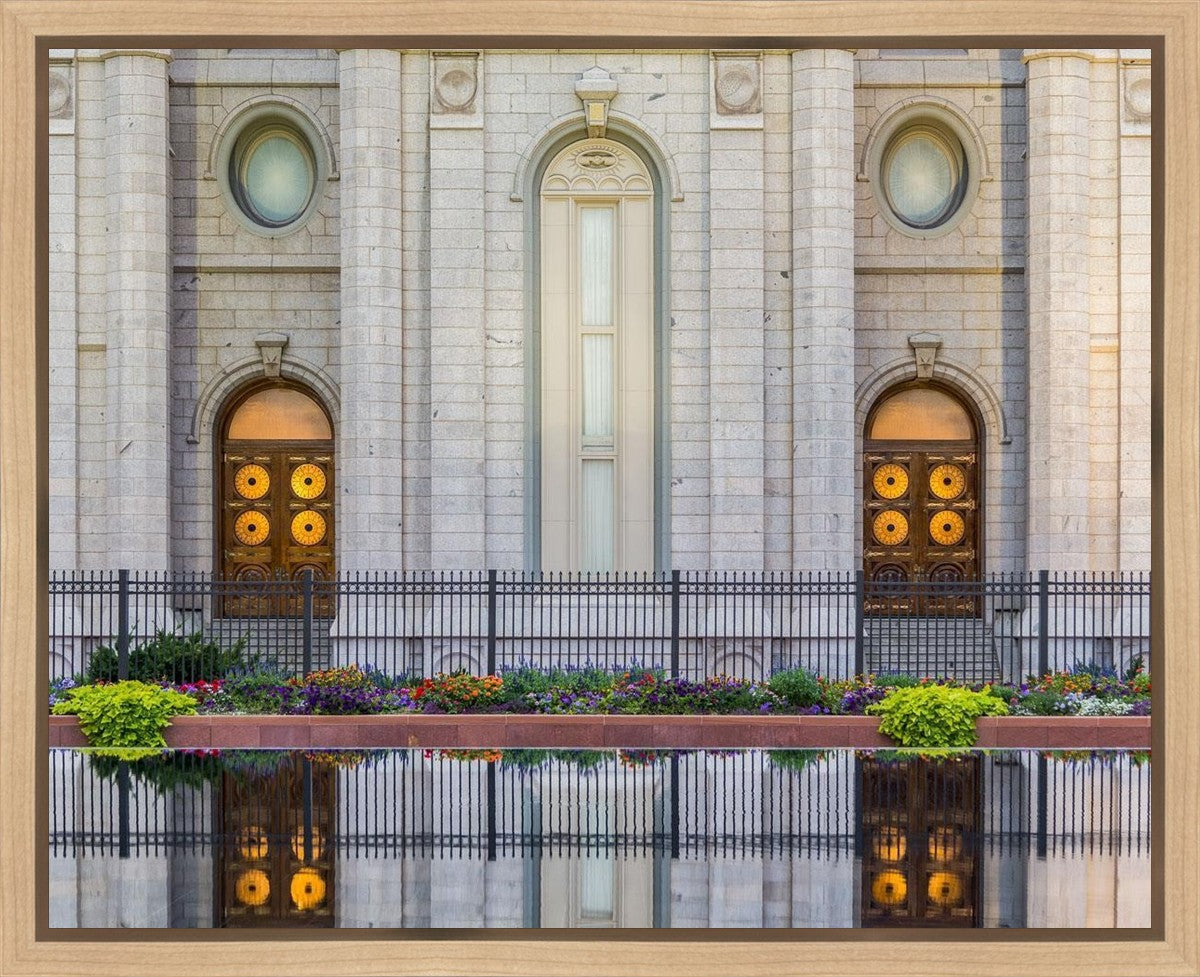 Salt Lake Temple Eternal Reflections Gallery Wrap