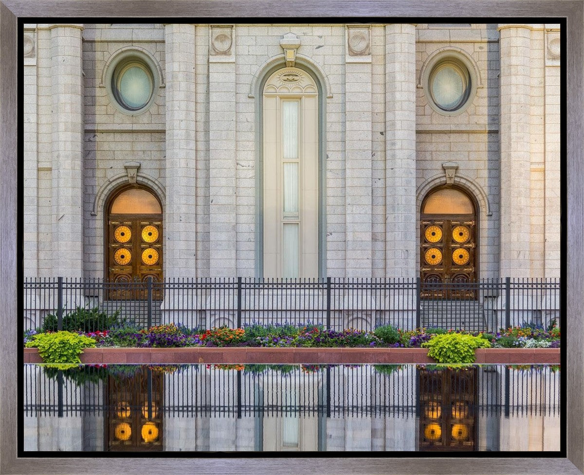 Salt Lake Temple Eternal Reflections Gallery Wrap