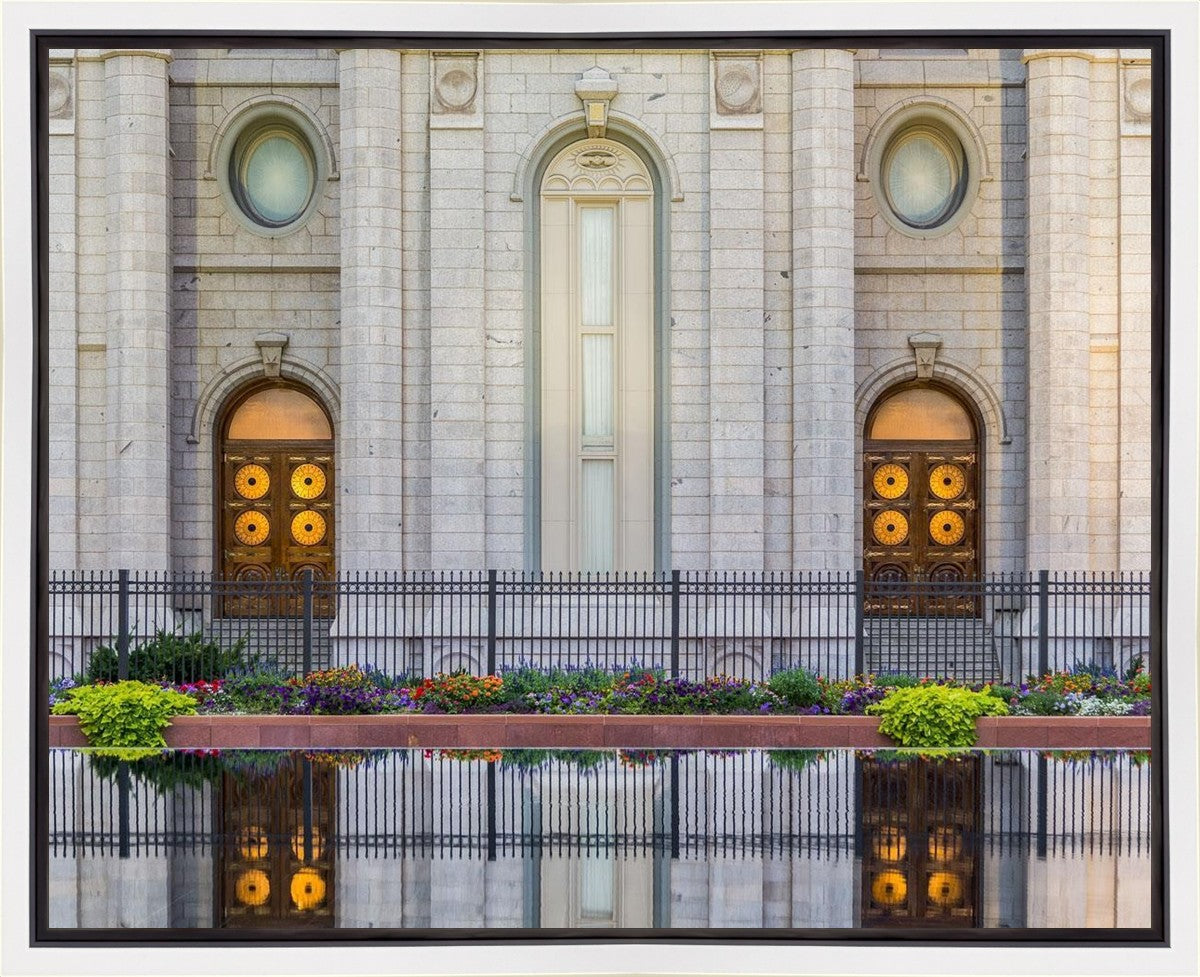 Salt Lake Temple Eternal Reflections Gallery Wrap