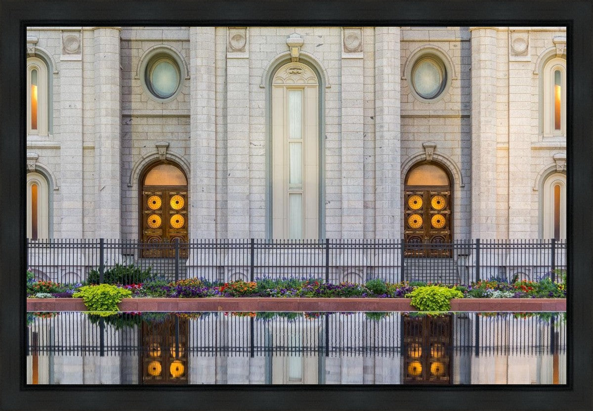 Salt Lake Temple Eternal Reflections Gallery Wrap
