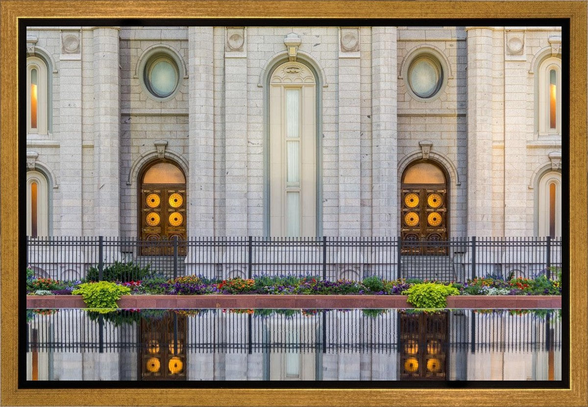Salt Lake Temple Eternal Reflections Gallery Wrap