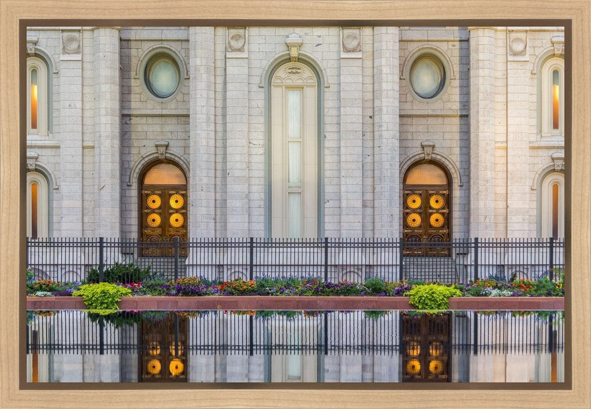 Salt Lake Temple Eternal Reflections Gallery Wrap