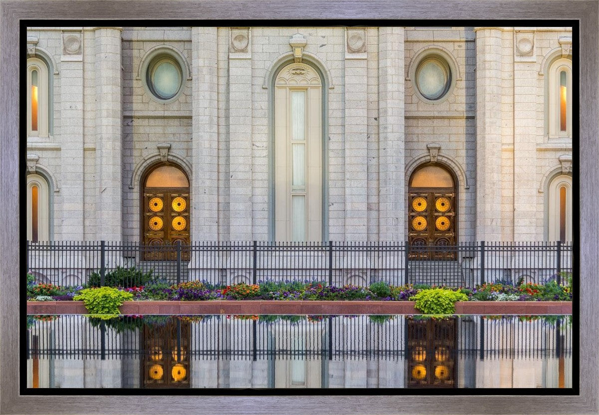 Salt Lake Temple Eternal Reflections Gallery Wrap