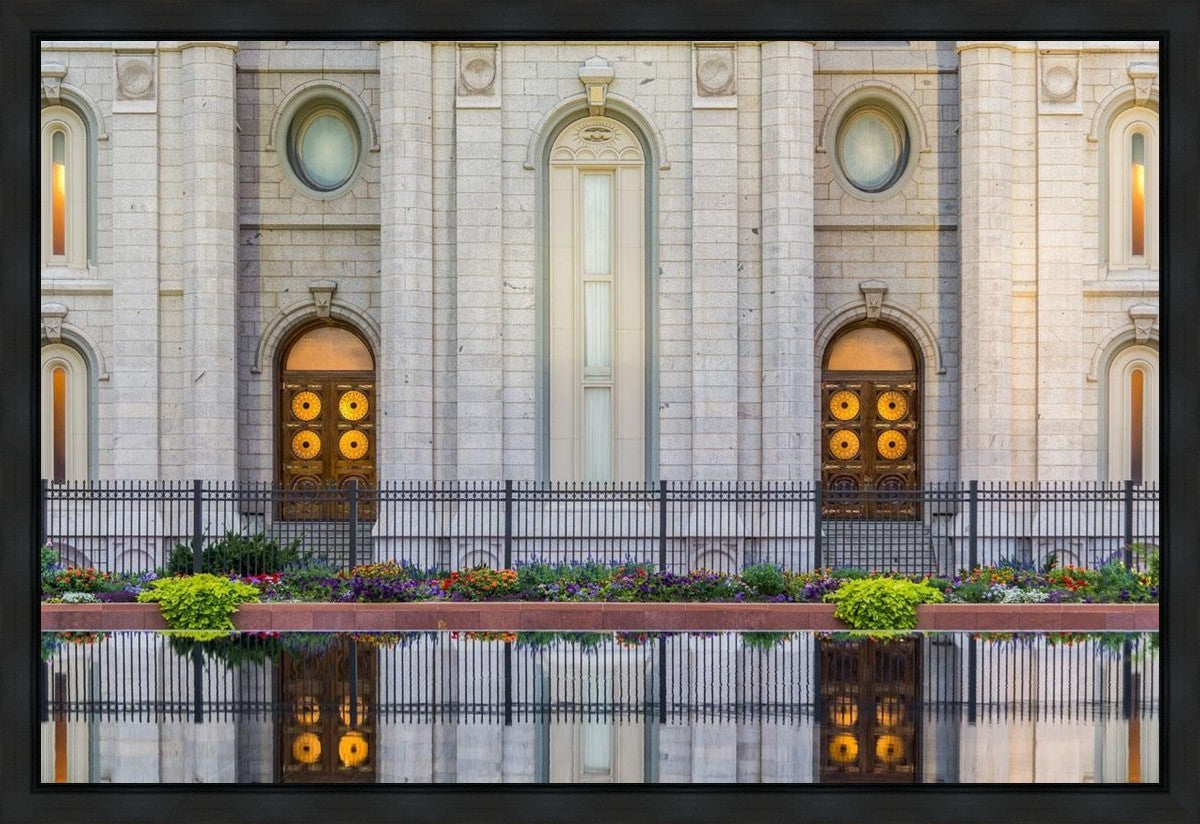 Salt Lake Temple Eternal Reflections Gallery Wrap