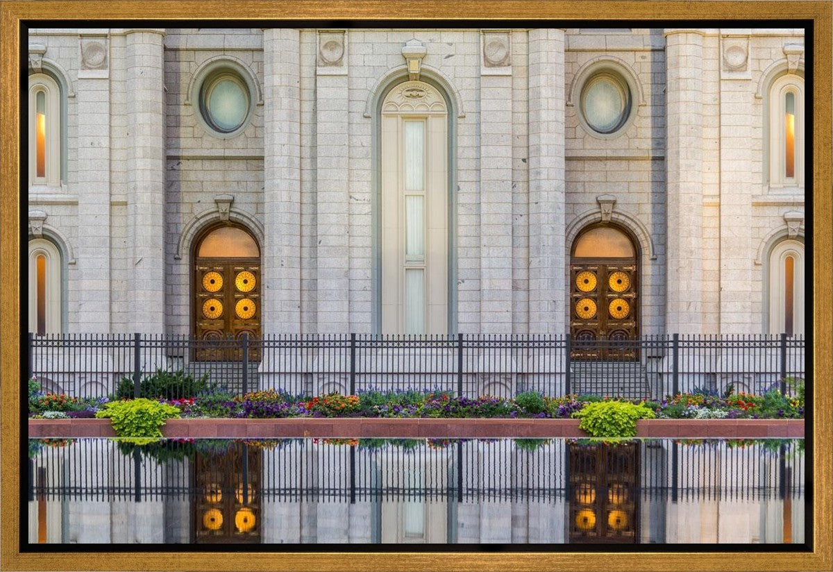 Salt Lake Temple Eternal Reflections Gallery Wrap