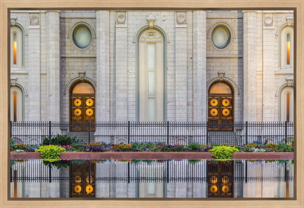 Salt Lake Temple Eternal Reflections Gallery Wrap