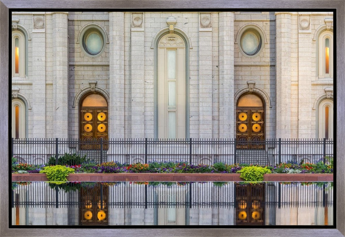 Salt Lake Temple Eternal Reflections Gallery Wrap