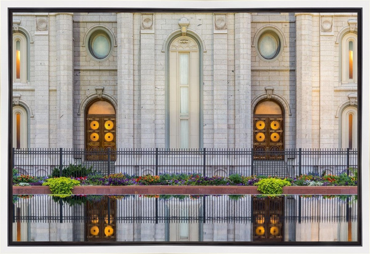 Salt Lake Temple Eternal Reflections Gallery Wrap