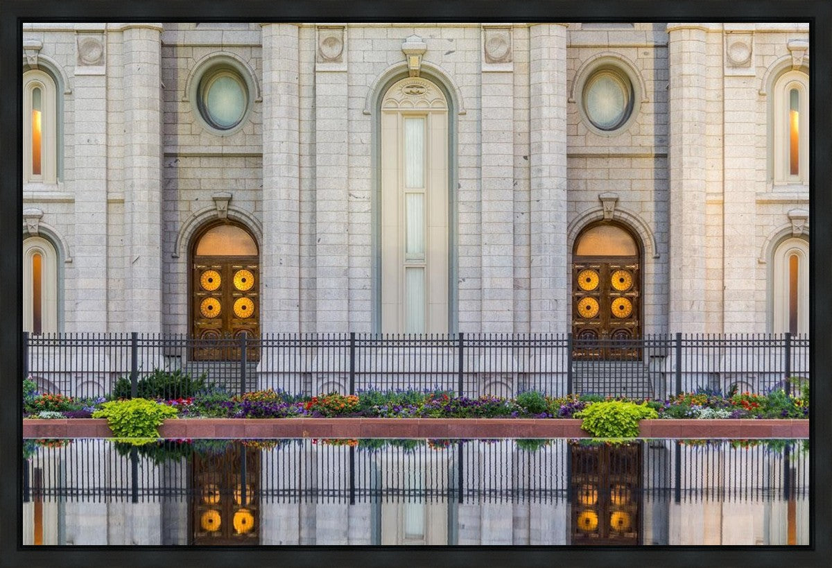 Salt Lake Temple Eternal Reflections Gallery Wrap