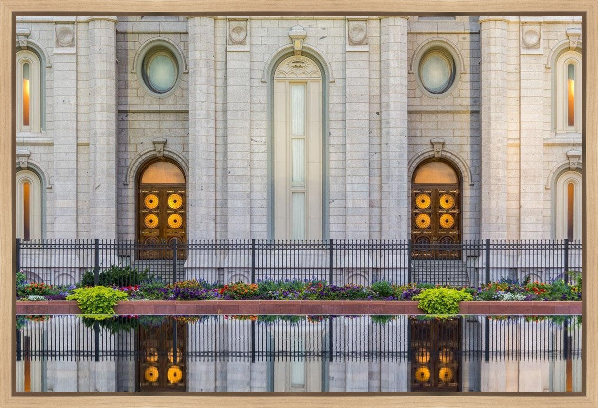 Salt Lake Temple Eternal Reflections Gallery Wrap