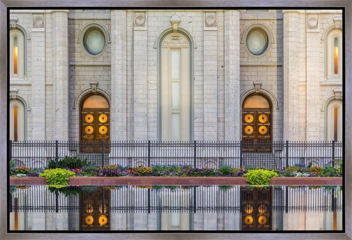 Salt Lake Temple Eternal Reflections Gallery Wrap