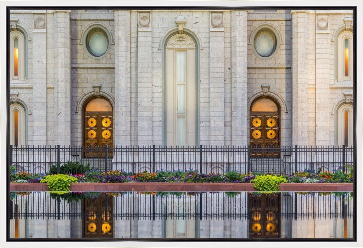 Salt Lake Temple Eternal Reflections Gallery Wrap