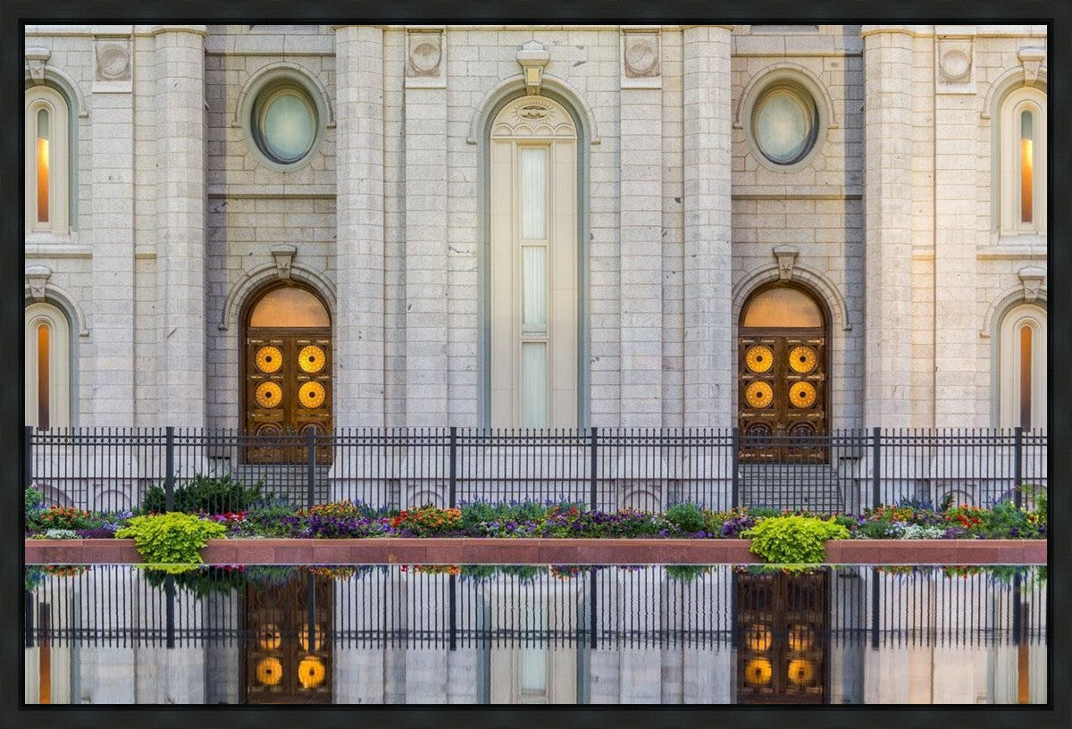 Salt Lake Temple Eternal Reflections Gallery Wrap