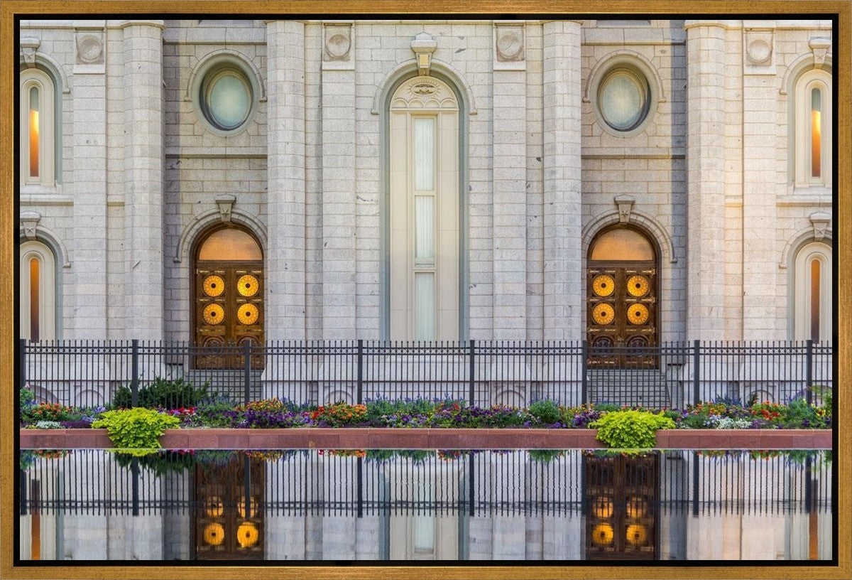 Salt Lake Temple Eternal Reflections Gallery Wrap