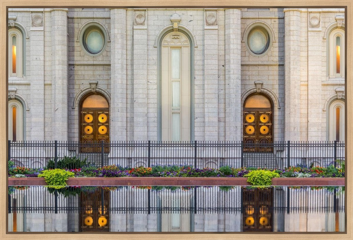 Salt Lake Temple Eternal Reflections Gallery Wrap