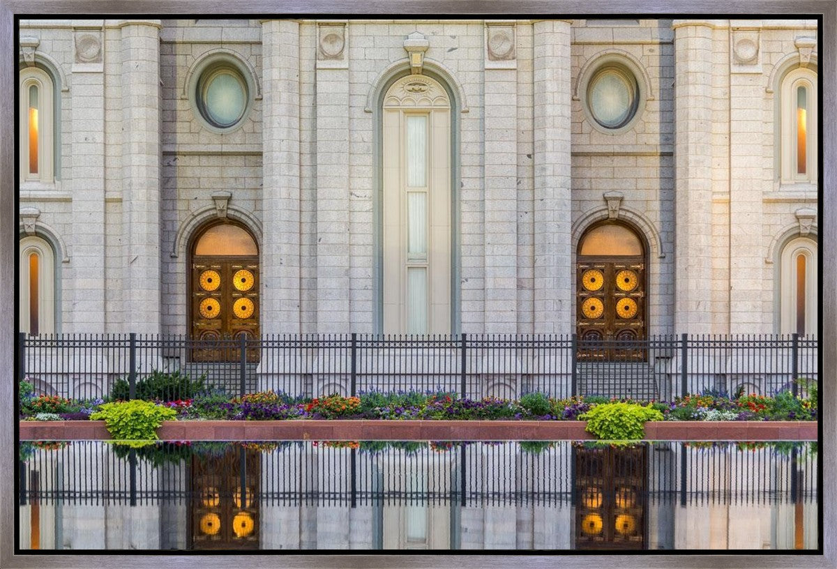 Salt Lake Temple Eternal Reflections Gallery Wrap