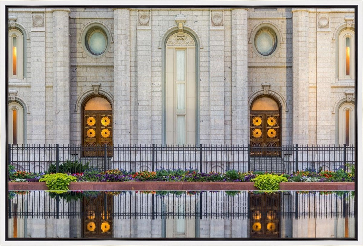 Salt Lake Temple Eternal Reflections Gallery Wrap