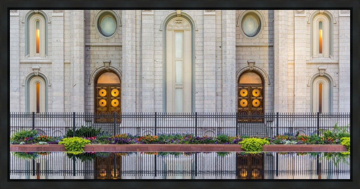 Salt Lake Temple Eternal Reflections Gallery Wrap