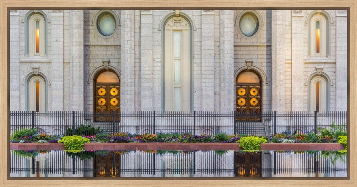 Salt Lake Temple Eternal Reflections Gallery Wrap