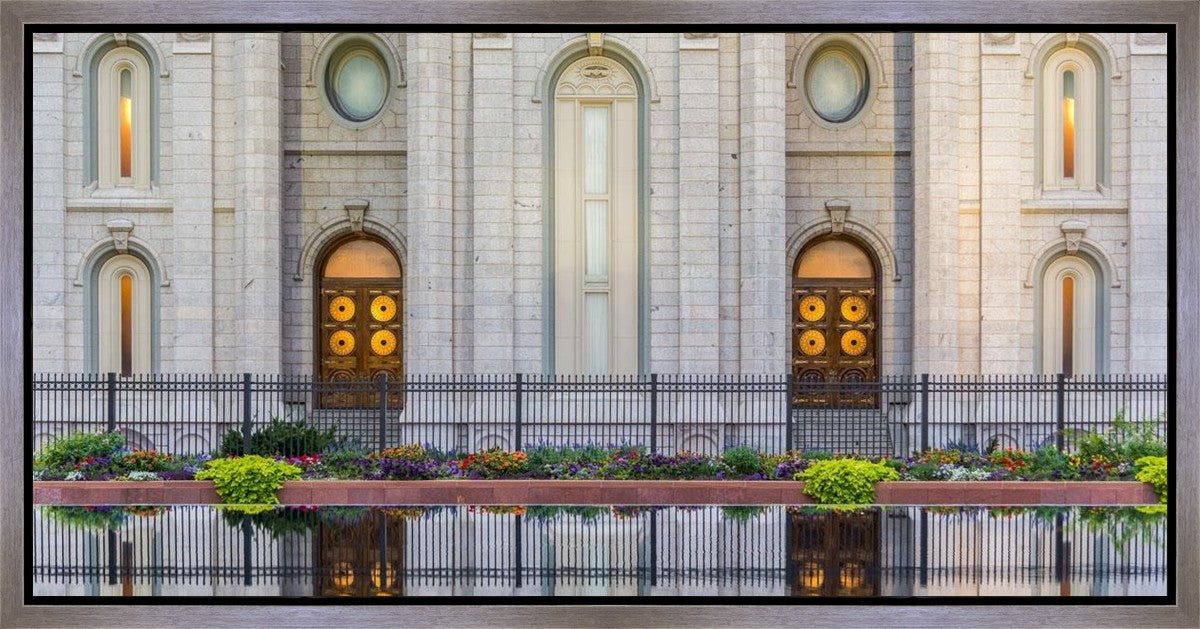 Salt Lake Temple Eternal Reflections Gallery Wrap