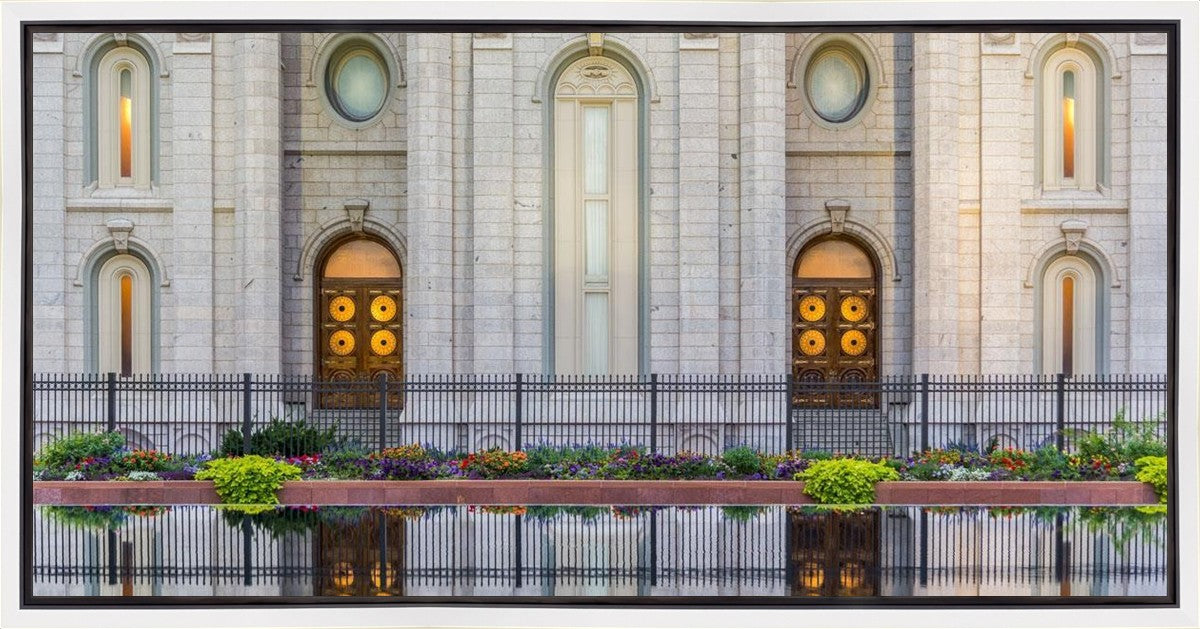 Salt Lake Temple Eternal Reflections Gallery Wrap