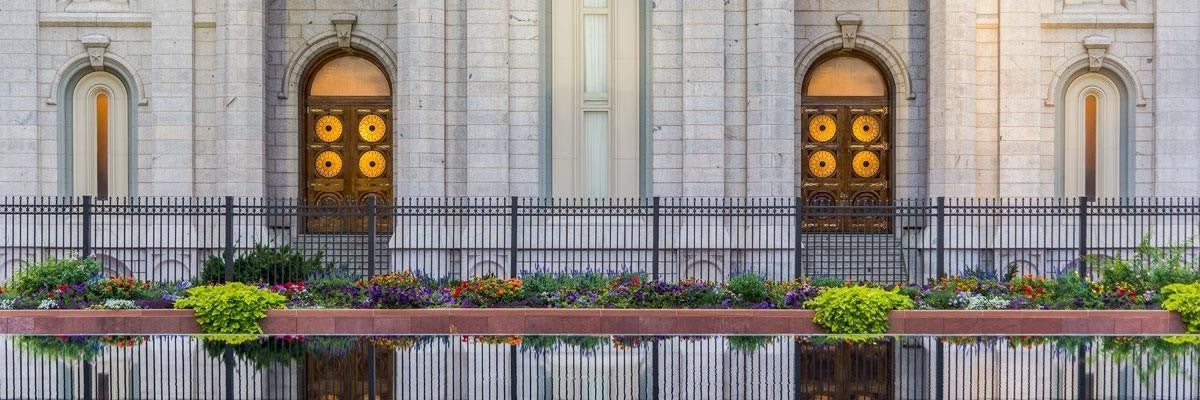 Salt Lake Temple Eternal Reflections Gallery Wrap