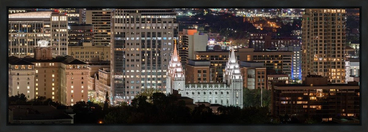 Salt Lake Temple City View Gallery Wrap