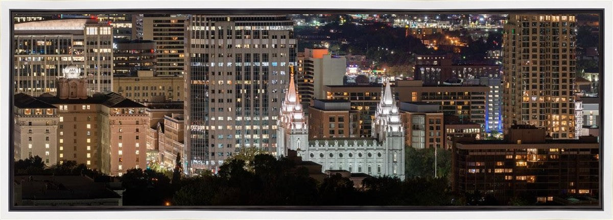 Salt Lake Temple City View Gallery Wrap