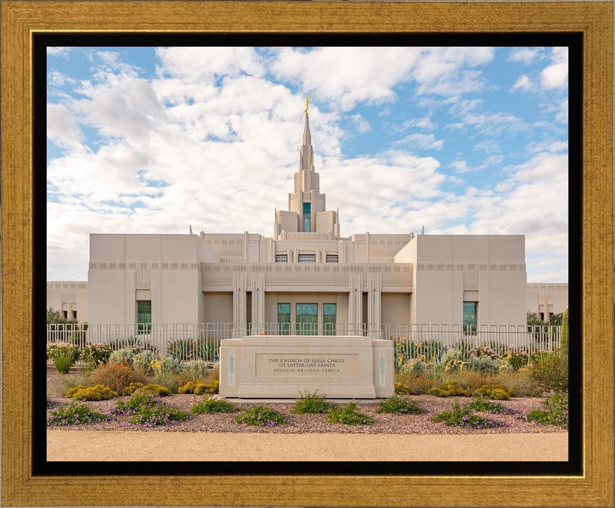 Phoenix Temple Desert Oasis Gallery Wrap