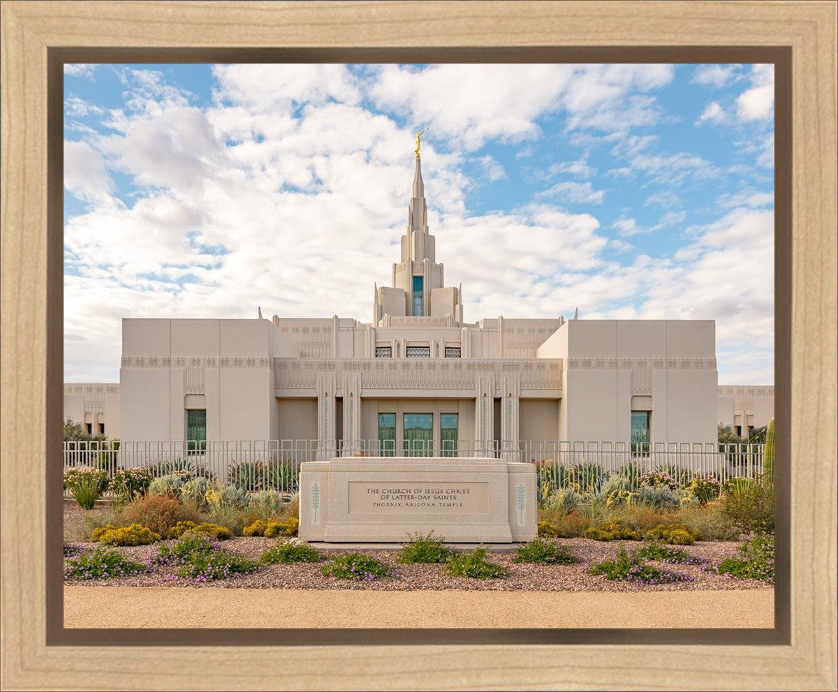 Phoenix Temple Desert Oasis Gallery Wrap