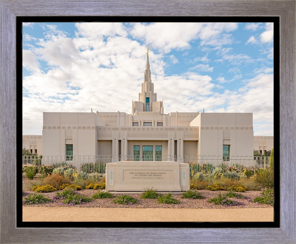Phoenix Temple Desert Oasis Gallery Wrap