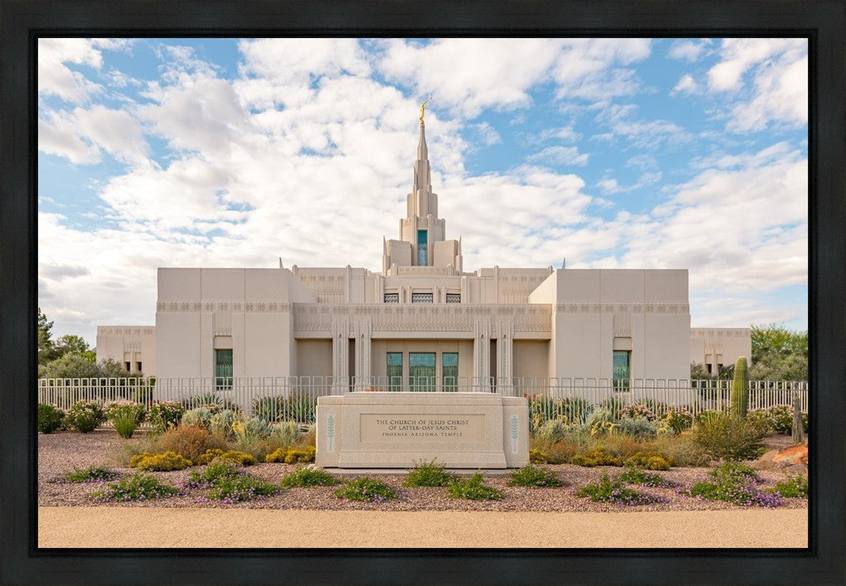 Phoenix Temple Desert Oasis Gallery Wrap