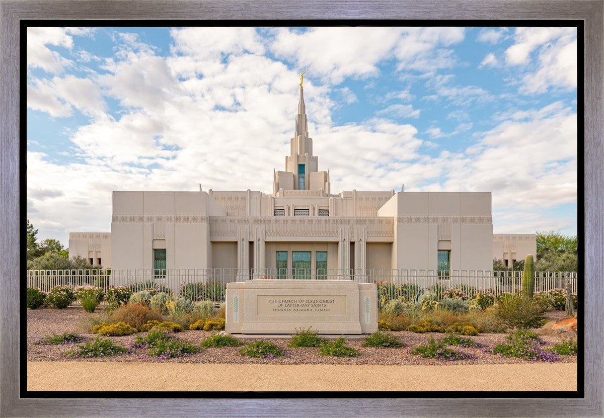 Phoenix Temple Desert Oasis Gallery Wrap