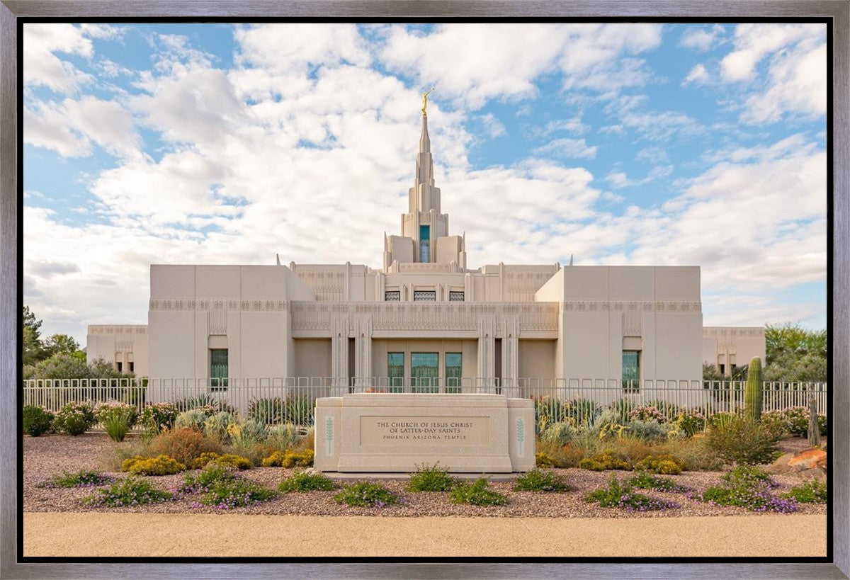 Phoenix Temple Desert Oasis Gallery Wrap
