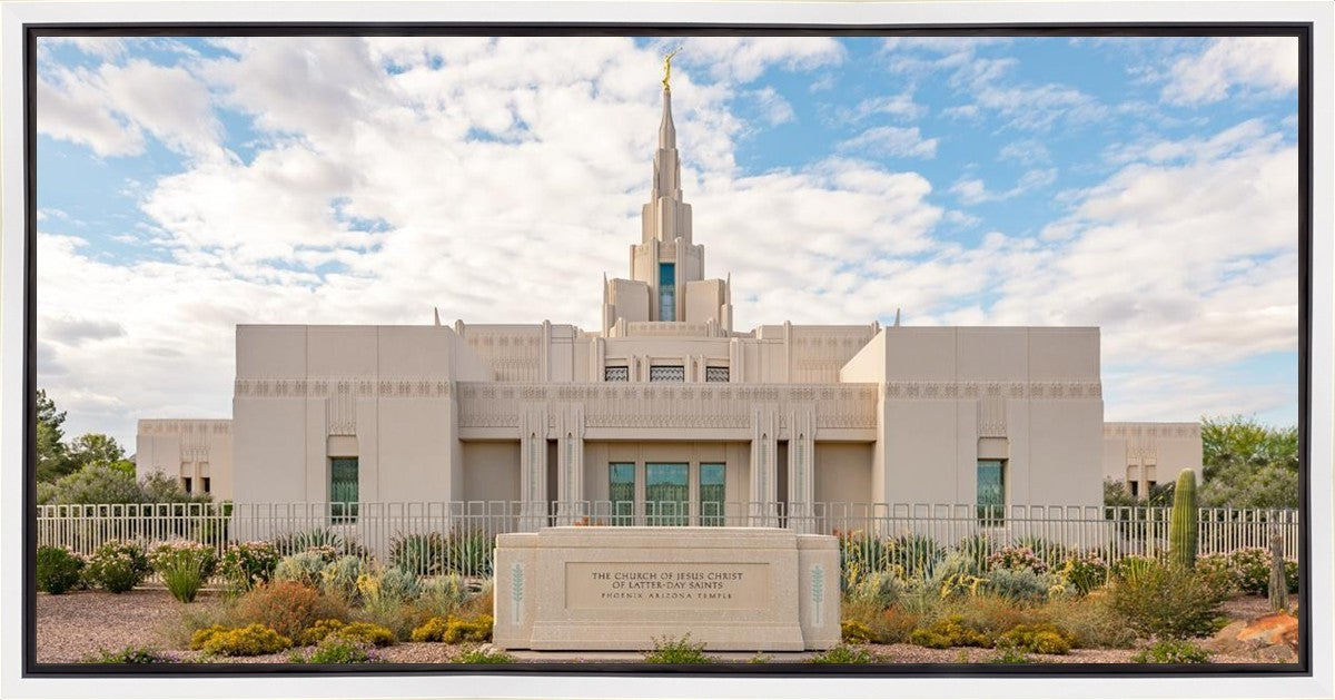 Phoenix Temple Desert Oasis Gallery Wrap