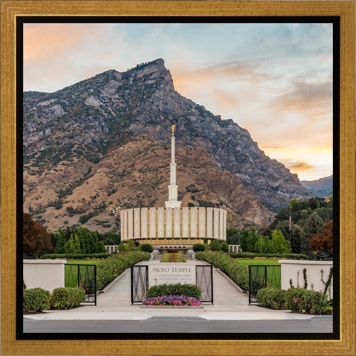Provo Temple Morning Light Gallery Wrap