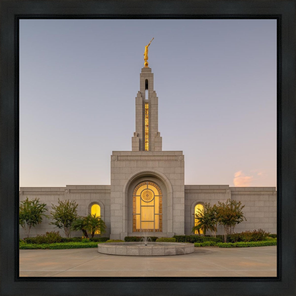 Redlands Temple Eternal Fountain Gallery Wrap