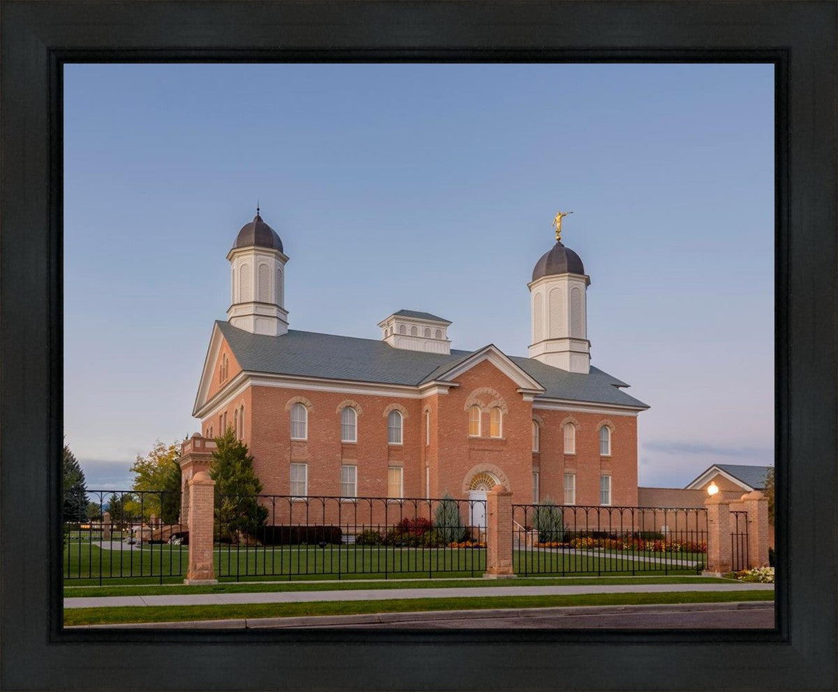 Vernal Temple Late Sunset Gallery Wrap