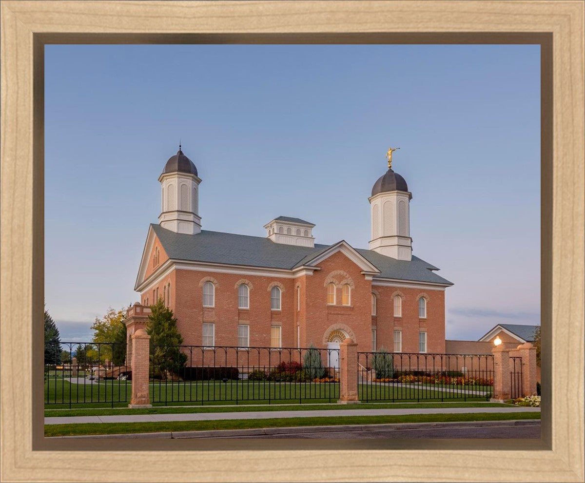 Vernal Temple Late Sunset Gallery Wrap